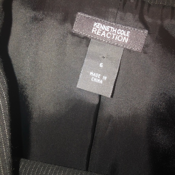 Kenneth Cole:Reaction black & white pinstripe suit - Picture 5 of 12